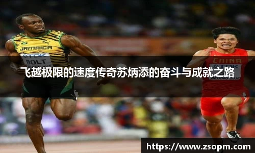 飞越极限的速度传奇苏炳添的奋斗与成就之路